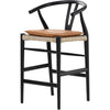 Whiskey Saddle, Black Teak, Vintage White