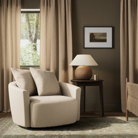 Chloe Swivel Chair by Four Hands. Made from unique in a modern style.