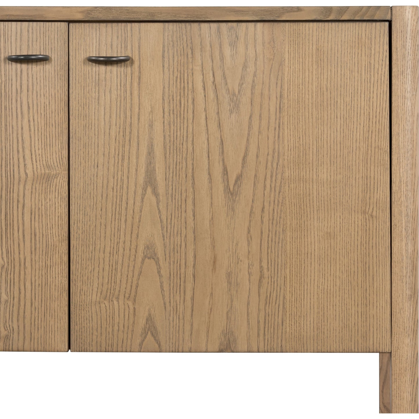 002 SI-1903006 | Additional Silo | Zuma Sideboard by Four Hands in dune ash, gunmetal, natural paper cord and dune ash. Made from solid ash, rush in a transitional style.