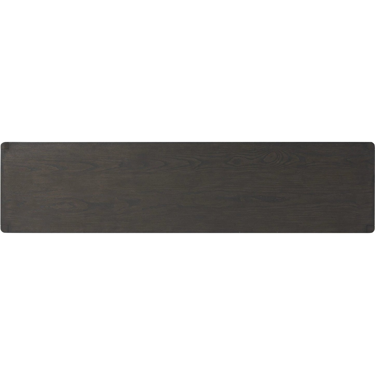 004 SI-2519342 | Additional Silo | Zuma Sideboard by Four Hands in smoked black ash veneer, black paper cord. Made from ash veneer, rush, solid ash in a transitional style.