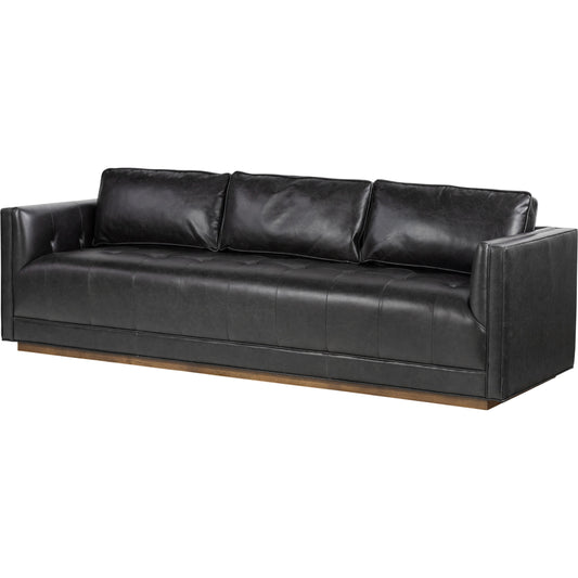 Kiera Sofa by Four Hands in weathered sepia. Made from unique in a transitional style.