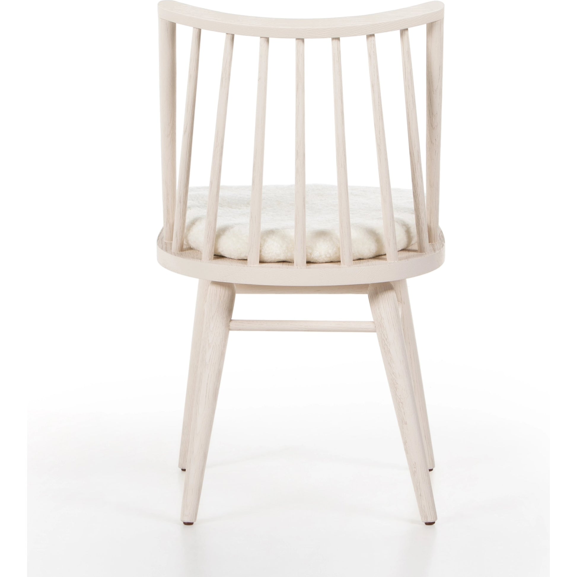 Lewis Windsor Chair with Cushion by Four Hands. Made from top grain leather, solid oak in a modern style.