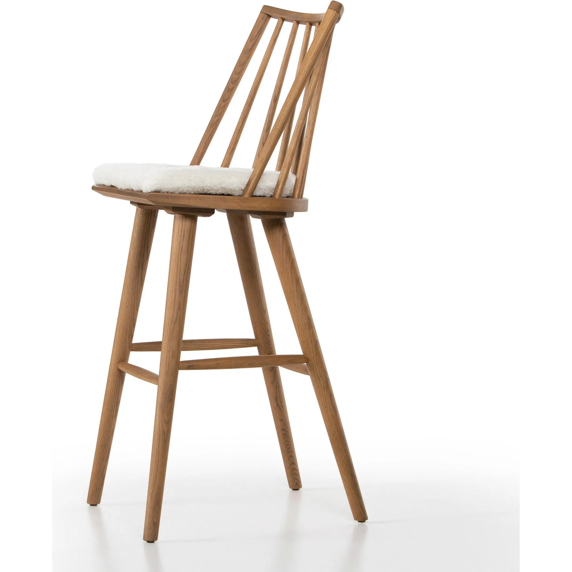 Lewis Windsor Bar Stool by Four Hands. Made from unique in a transitional style.