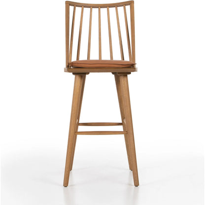 Lewis Windsor Bar Stool by Four Hands. Made from unique in a transitional style.