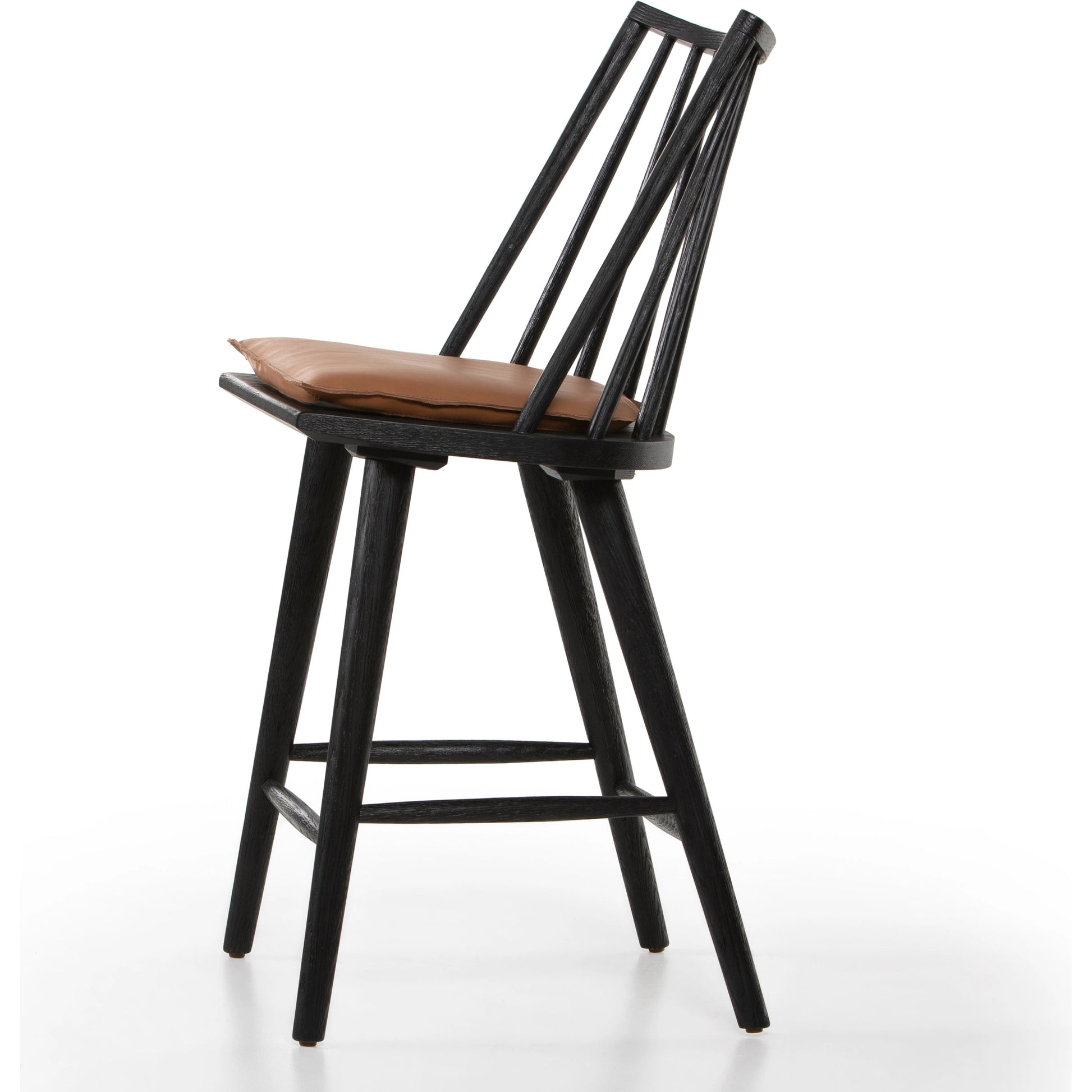 Lewis Windsor Counter Stool by Four Hands. Made from unique in a transitional style.