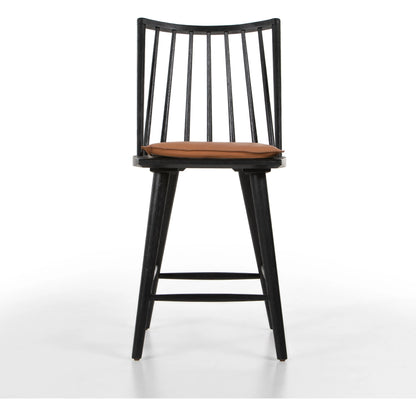Lewis Windsor Counter Stool by Four Hands. Made from unique in a transitional style.