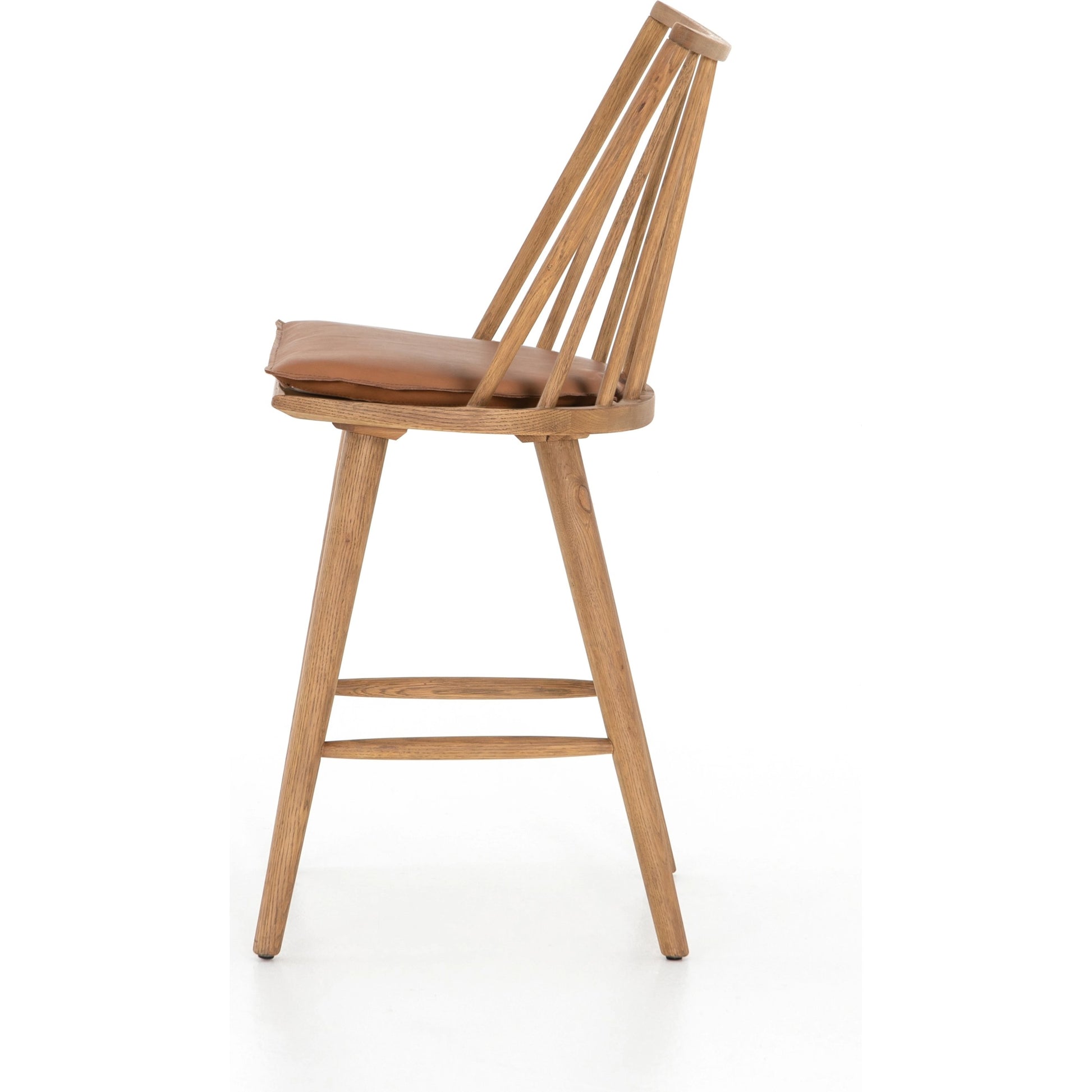 Lewis Windsor Counter Stool by Four Hands. Made from unique in a transitional style.