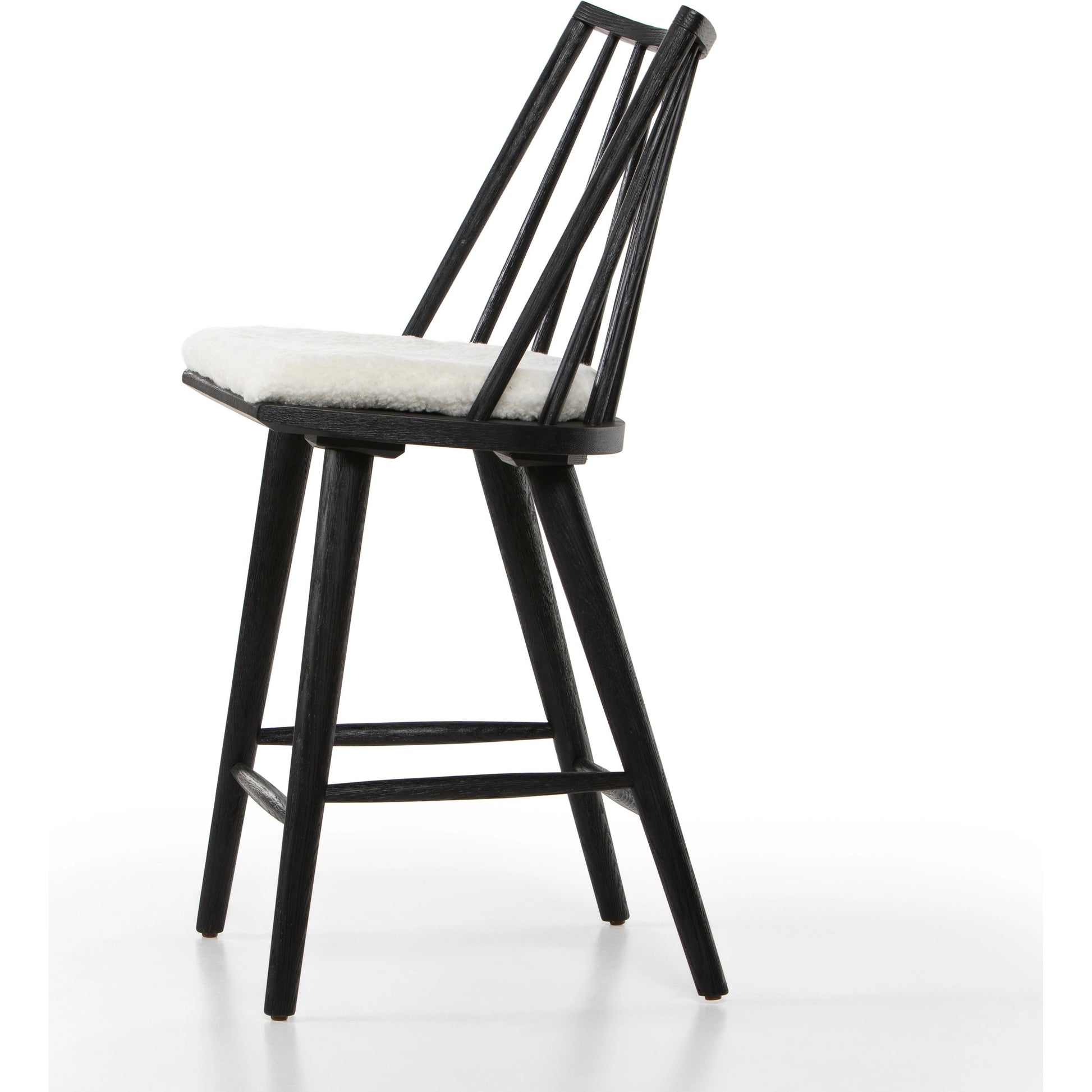 Lewis Windsor Counter Stool by Four Hands. Made from unique in a transitional style.
