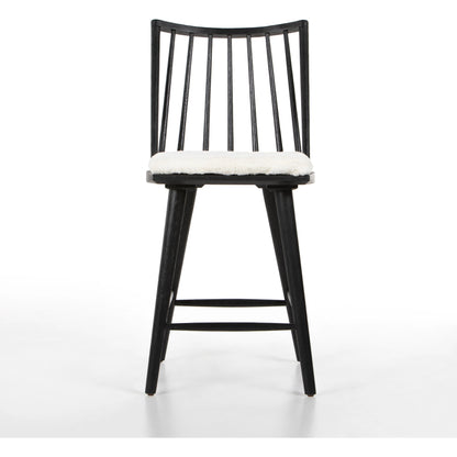 Lewis Windsor Counter Stool by Four Hands. Made from unique in a transitional style.