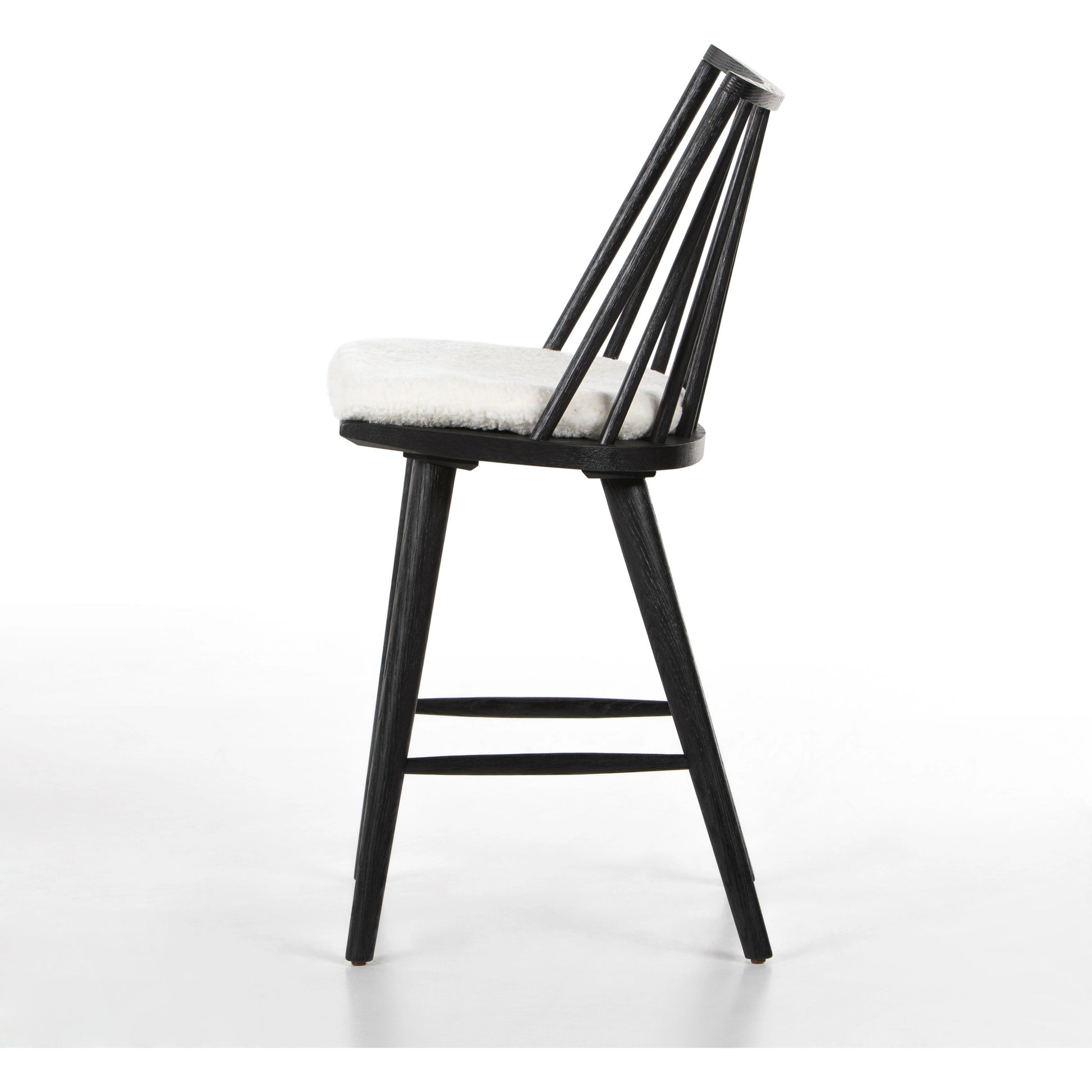 Lewis Windsor Counter Stool by Four Hands. Made from unique in a transitional style.