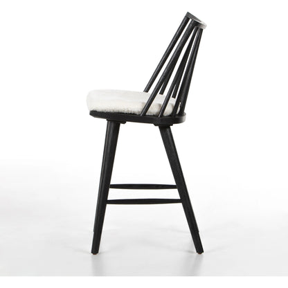 Lewis Windsor Counter Stool by Four Hands. Made from unique in a transitional style.