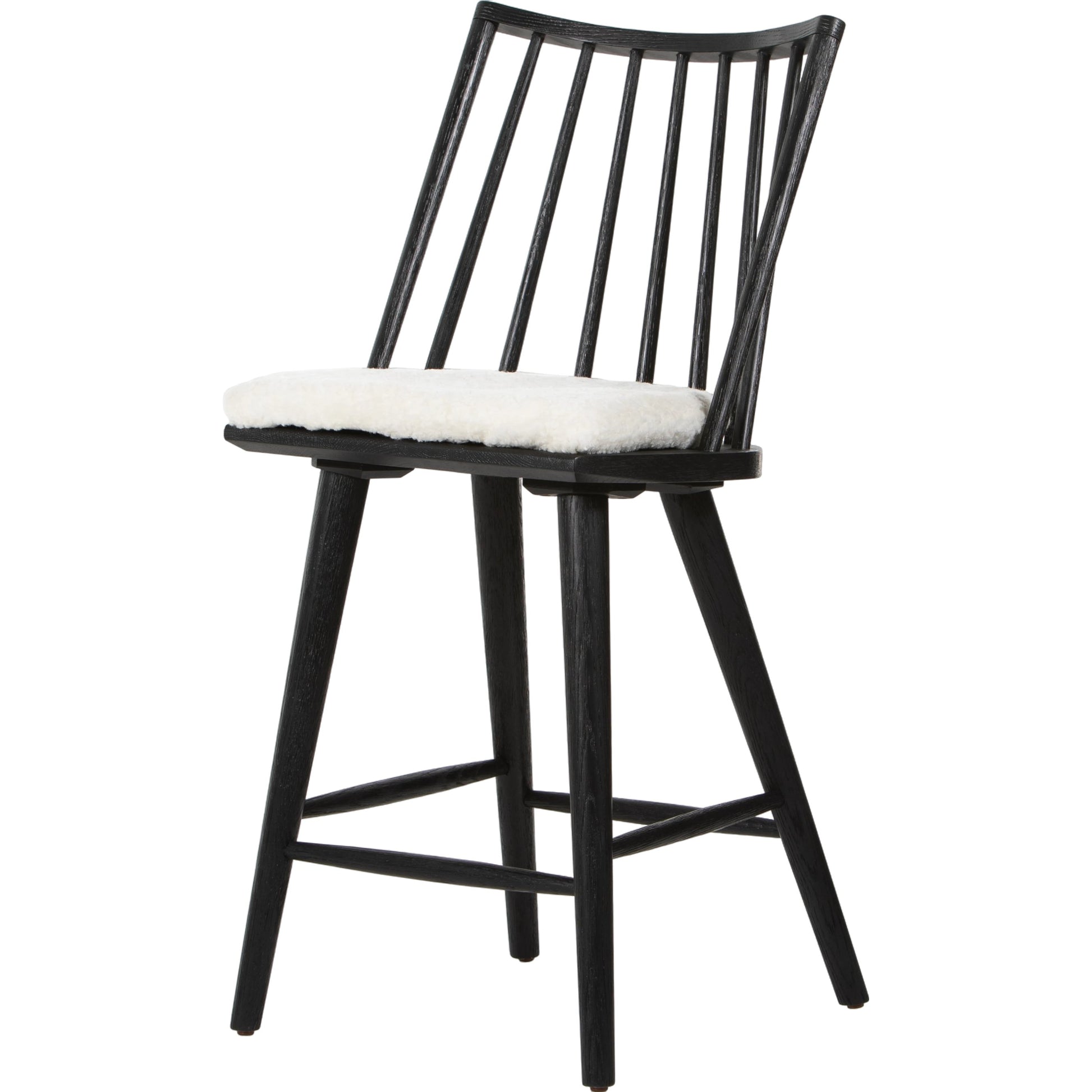 Lewis Windsor Counter Stool by Four Hands. Made from unique in a transitional style.