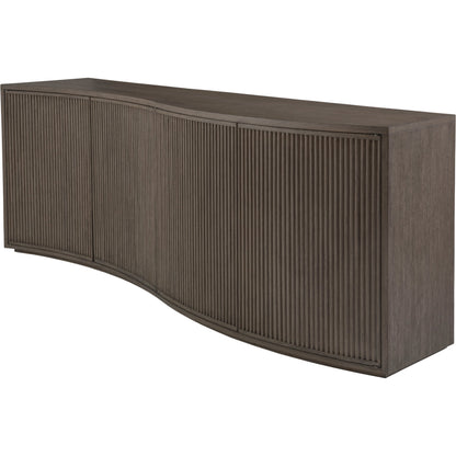 Mavericks Media Console by Artistica Home in cappuccino gray oak. Made from unique in a modern style.