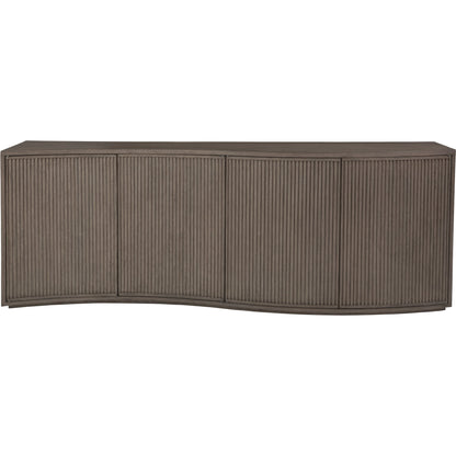 Mavericks Media Console by Artistica Home in cappuccino gray oak. Made from unique in a modern style.