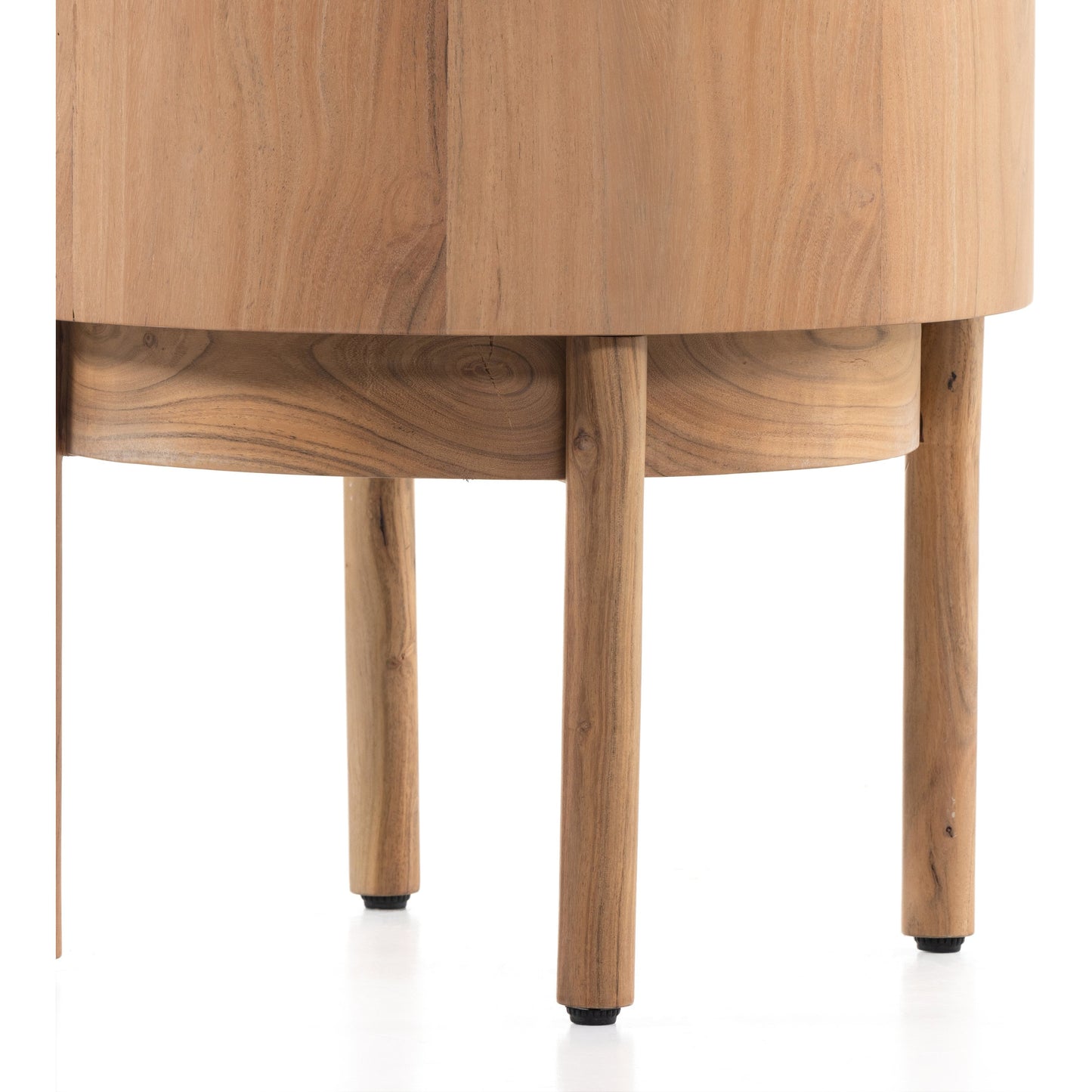 002 SI-1901745 | Additional Silo | Atmore End Table by Four Hands in natural acacia. Made from thin acacia veneer, solid acacia in a modern style.