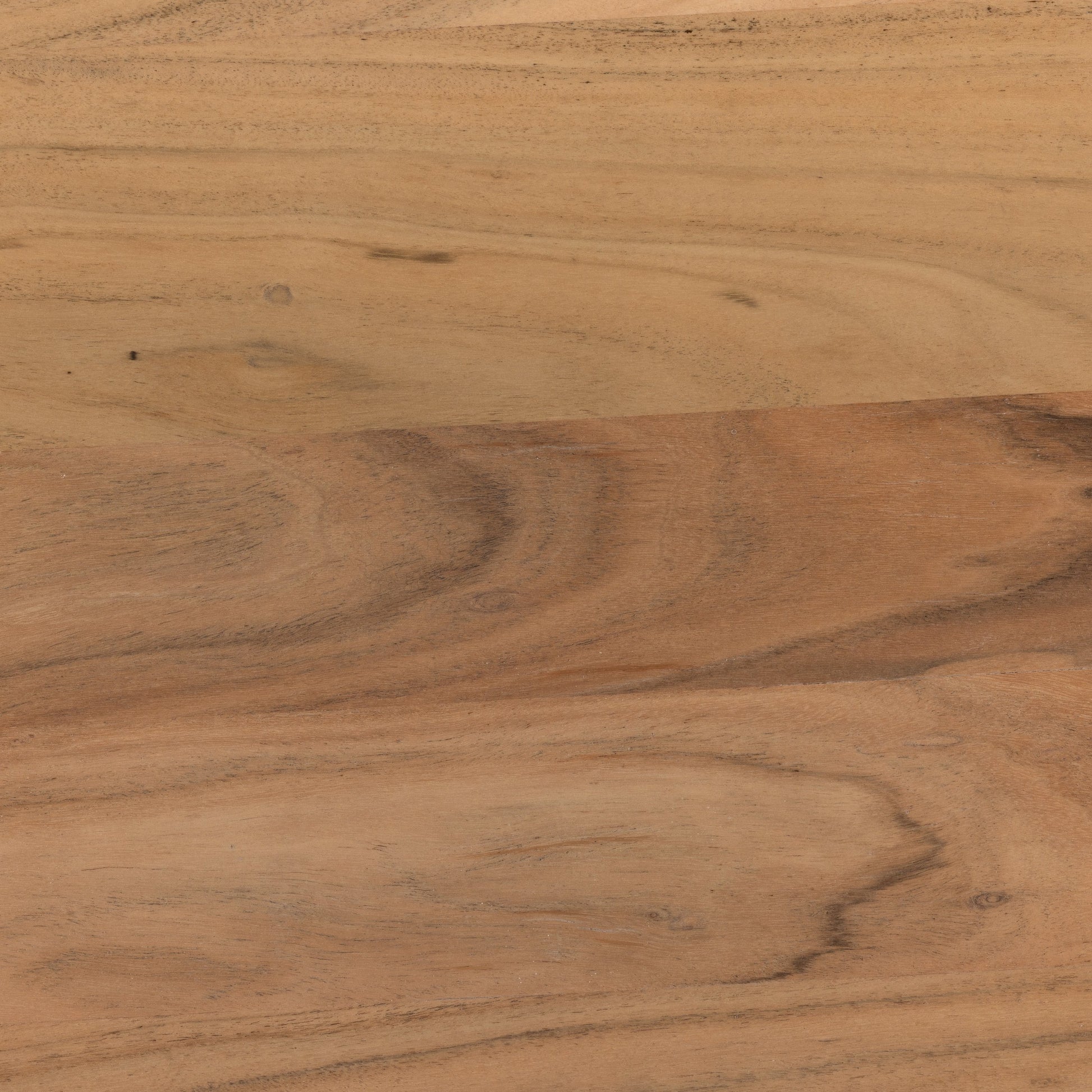 Atmore End Table by Four Hands in natural acacia. Made from thin acacia veneer, solid acacia in a modern style.