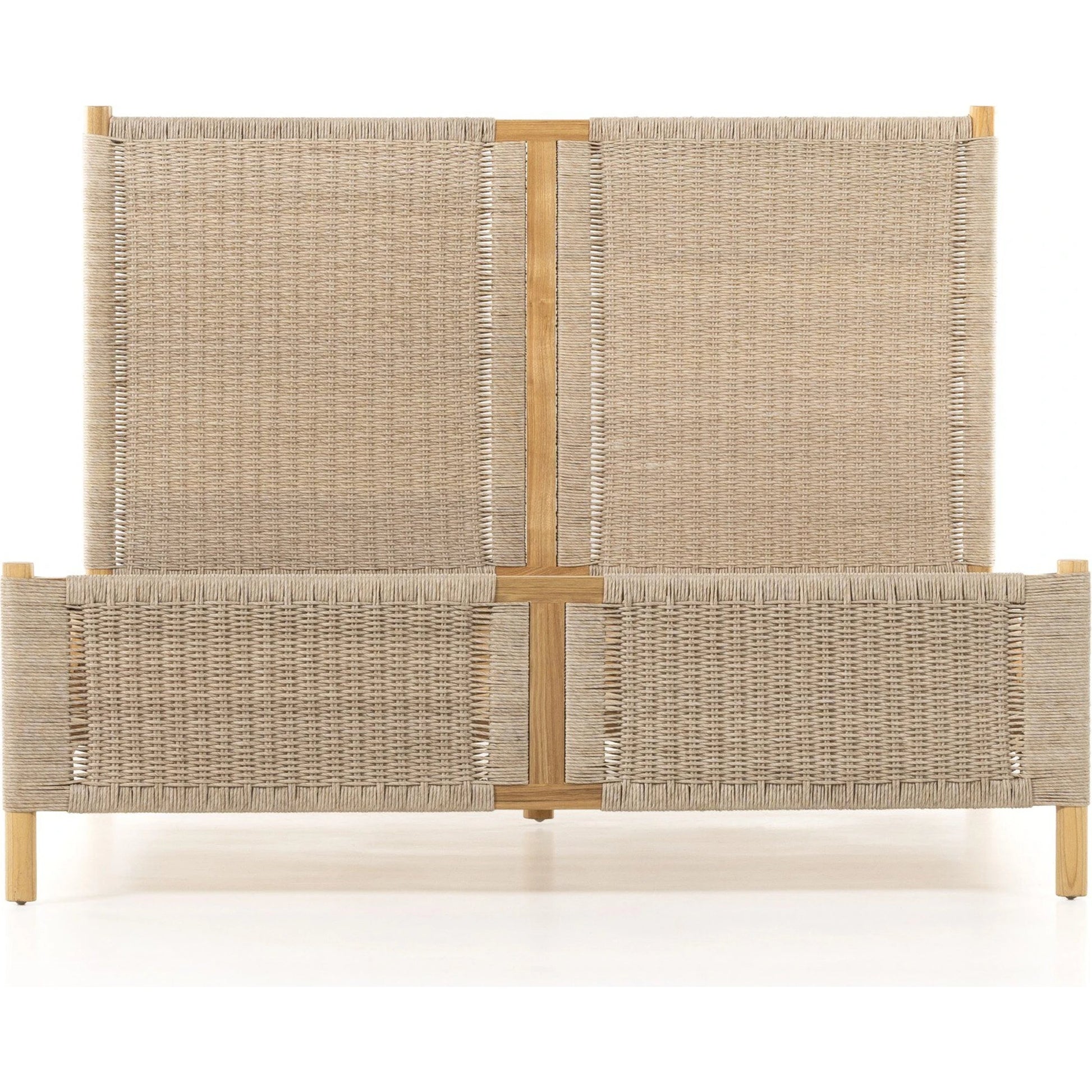 Liza Bed by Four Hands in toasted sungkai, vintage natural. Made from 100% polyethylene, solid sungkai in a modern style.