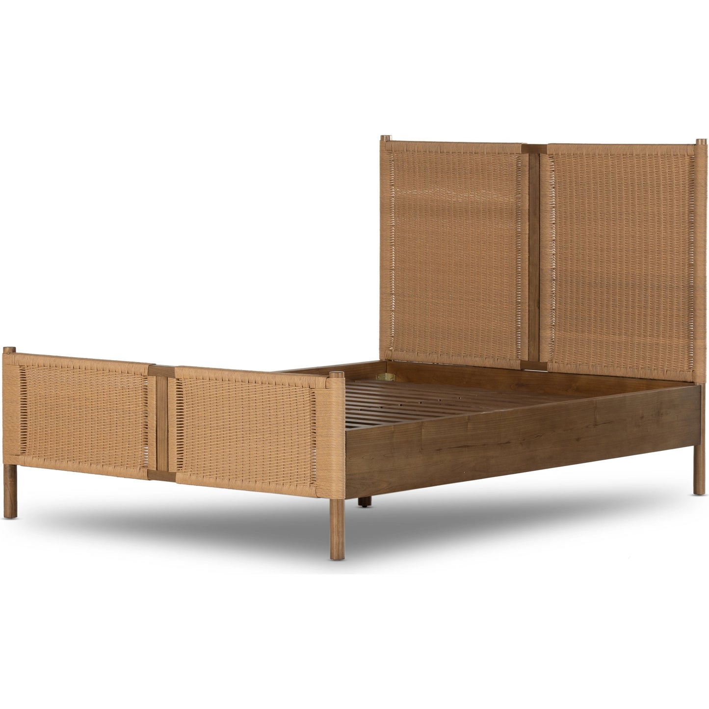 016 SI-1980524 | Additional Silo | Liza Bed by Four Hands in toasted sungkai, vintage natural. Made from 100% polyethylene, solid sungkai in a modern style.