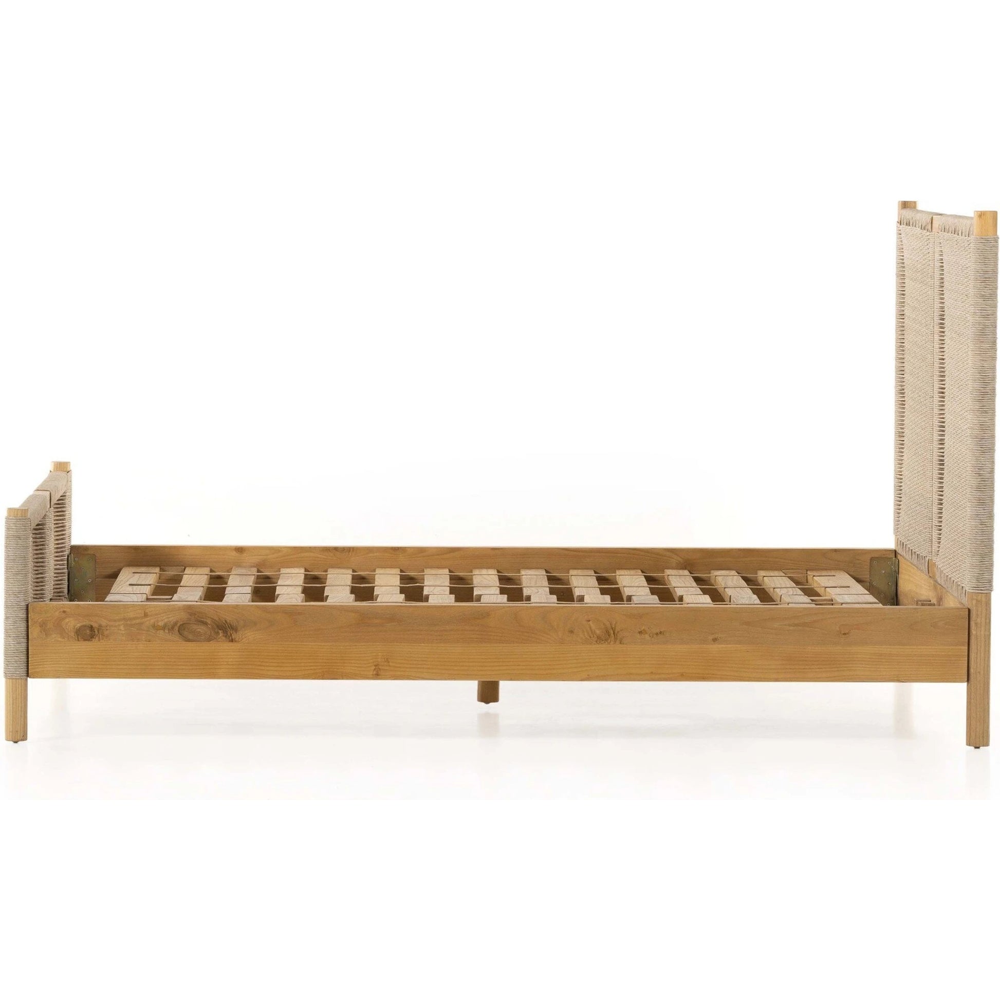 Liza Bed by Four Hands in toasted sungkai, vintage natural. Made from 100% polyethylene, solid sungkai in a modern style.