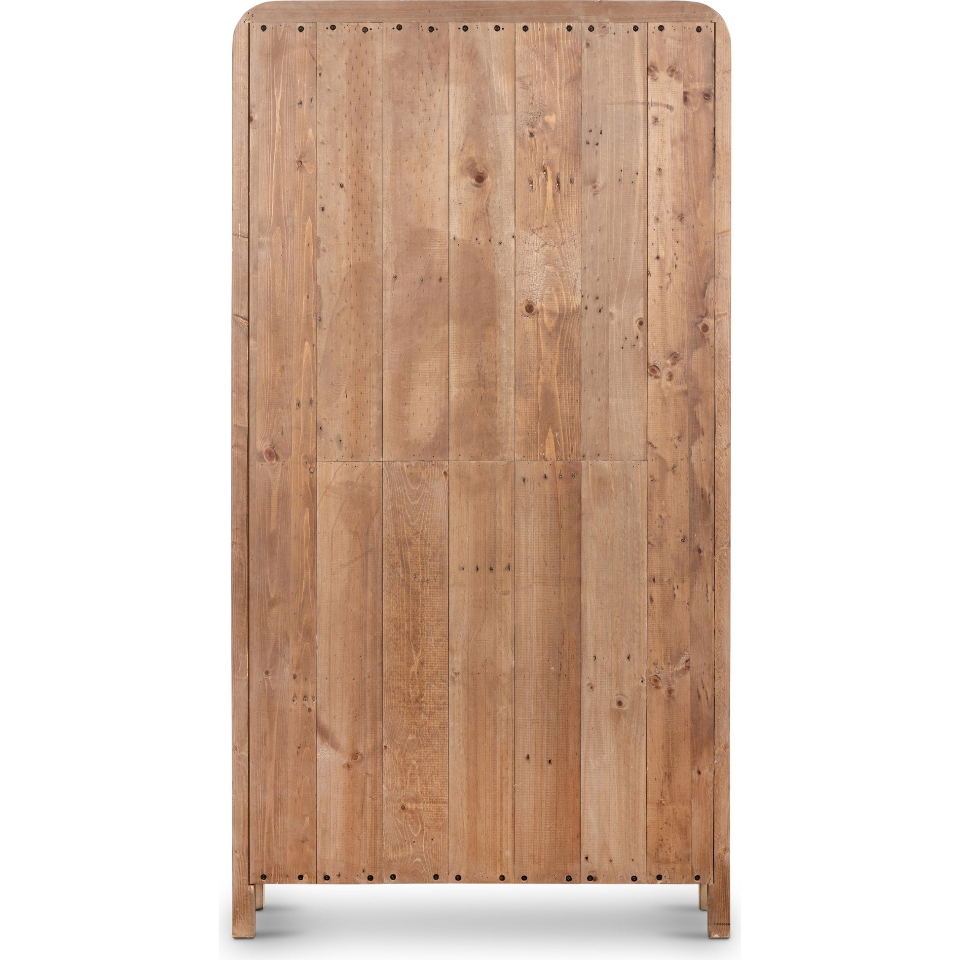 Everson Cabinet by Four Hands in scrubbed teak. Made from solid mixed reclaimed wood in a cottage & farmhouse style.