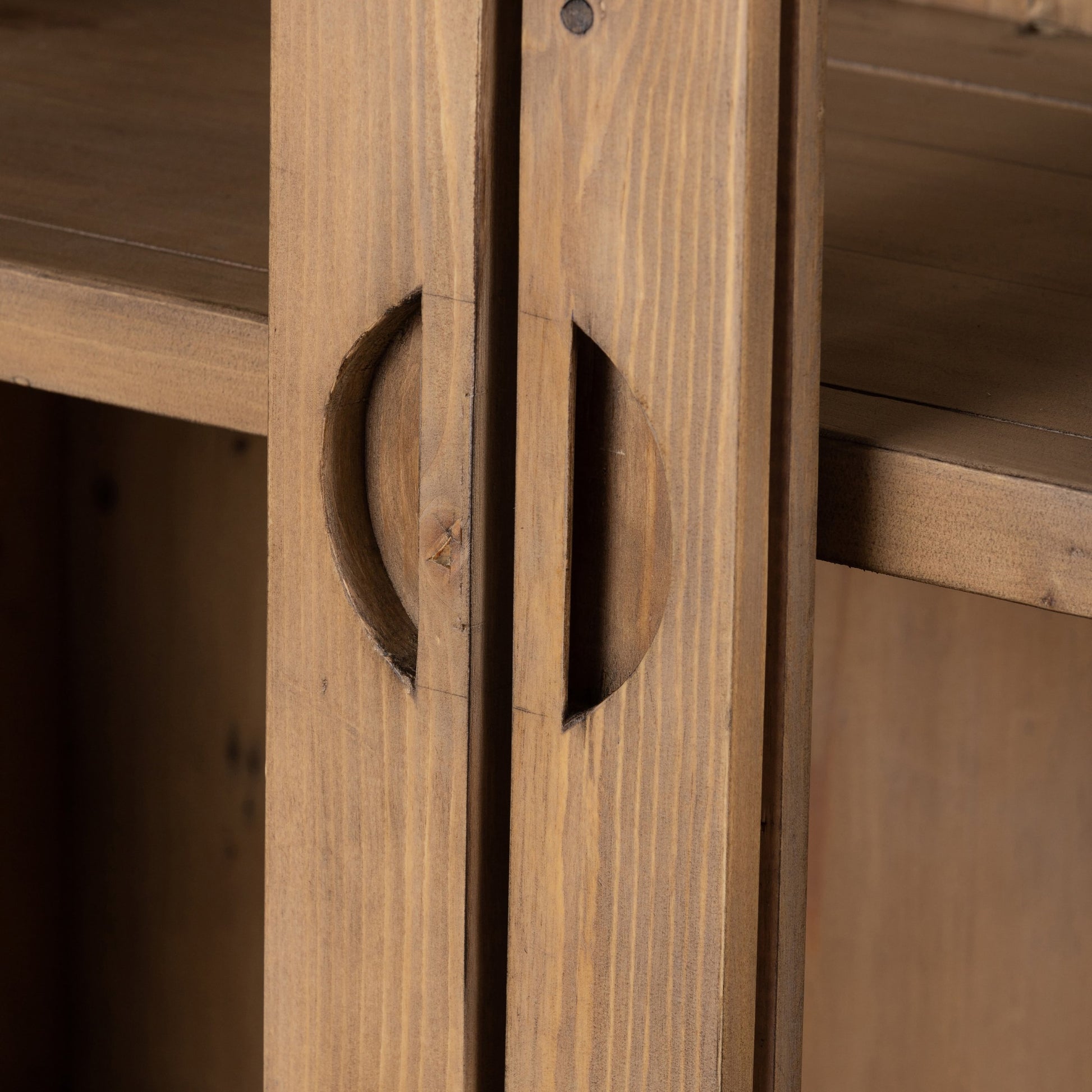 Everson Cabinet by Four Hands in scrubbed teak. Made from solid mixed reclaimed wood in a cottage & farmhouse style.