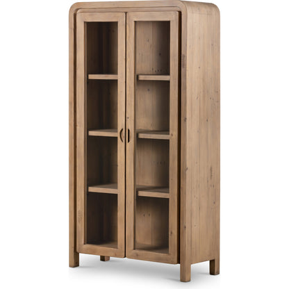 Everson Cabinet by Four Hands in scrubbed teak. Made from solid mixed reclaimed wood in a cottage & farmhouse style.