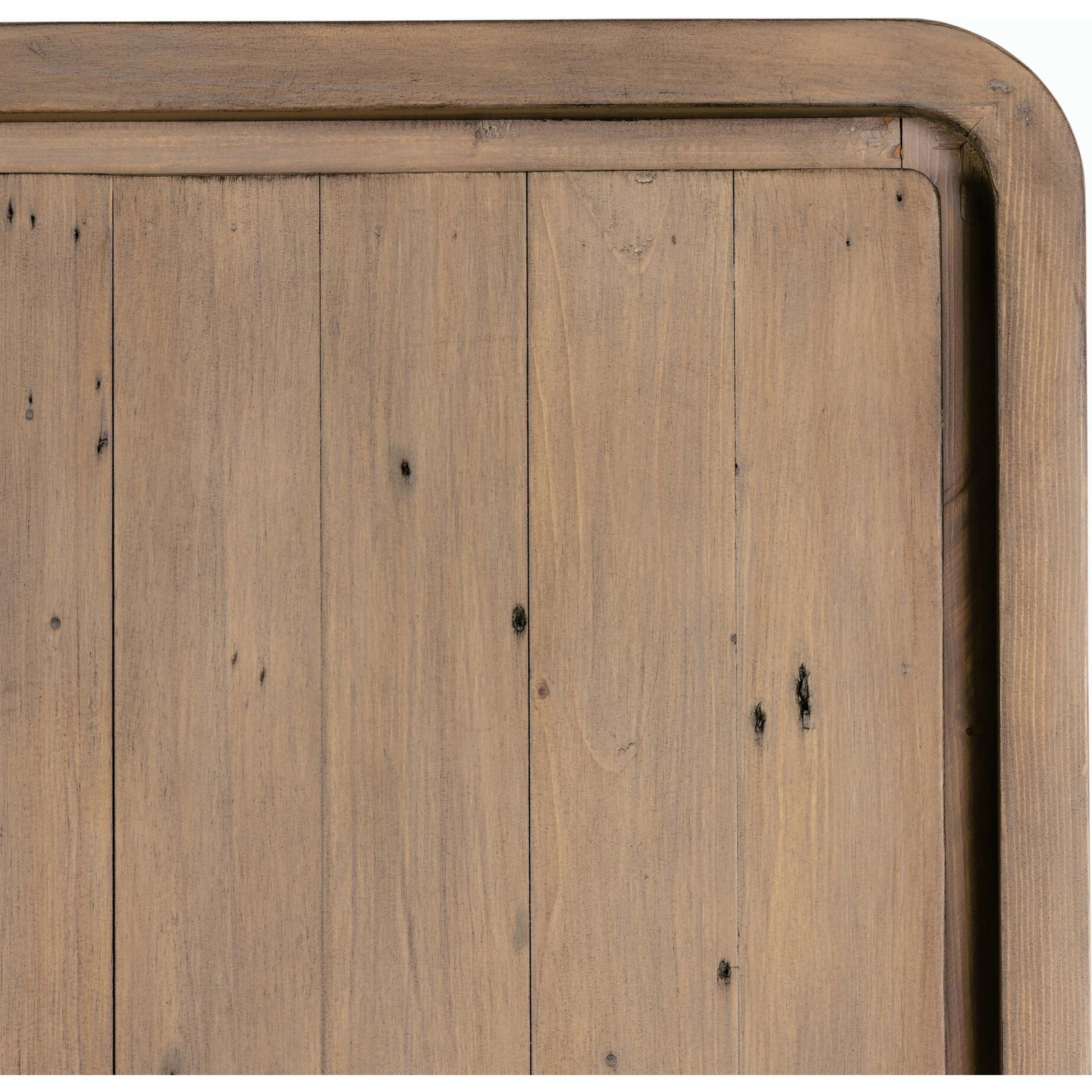 Everson Cabinet by Four Hands in scrubbed teak. Made from solid mixed reclaimed wood in a cottage & farmhouse style.