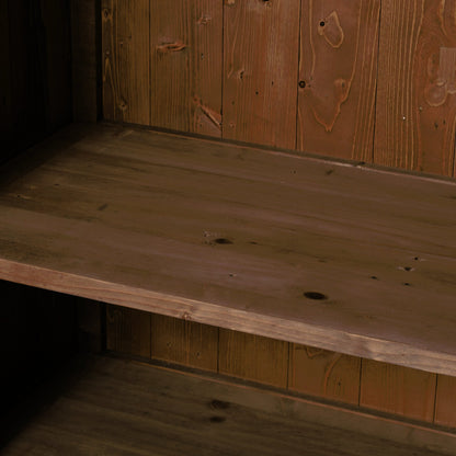 Everson Cabinet by Four Hands in scrubbed teak. Made from solid mixed reclaimed wood in a cottage & farmhouse style.