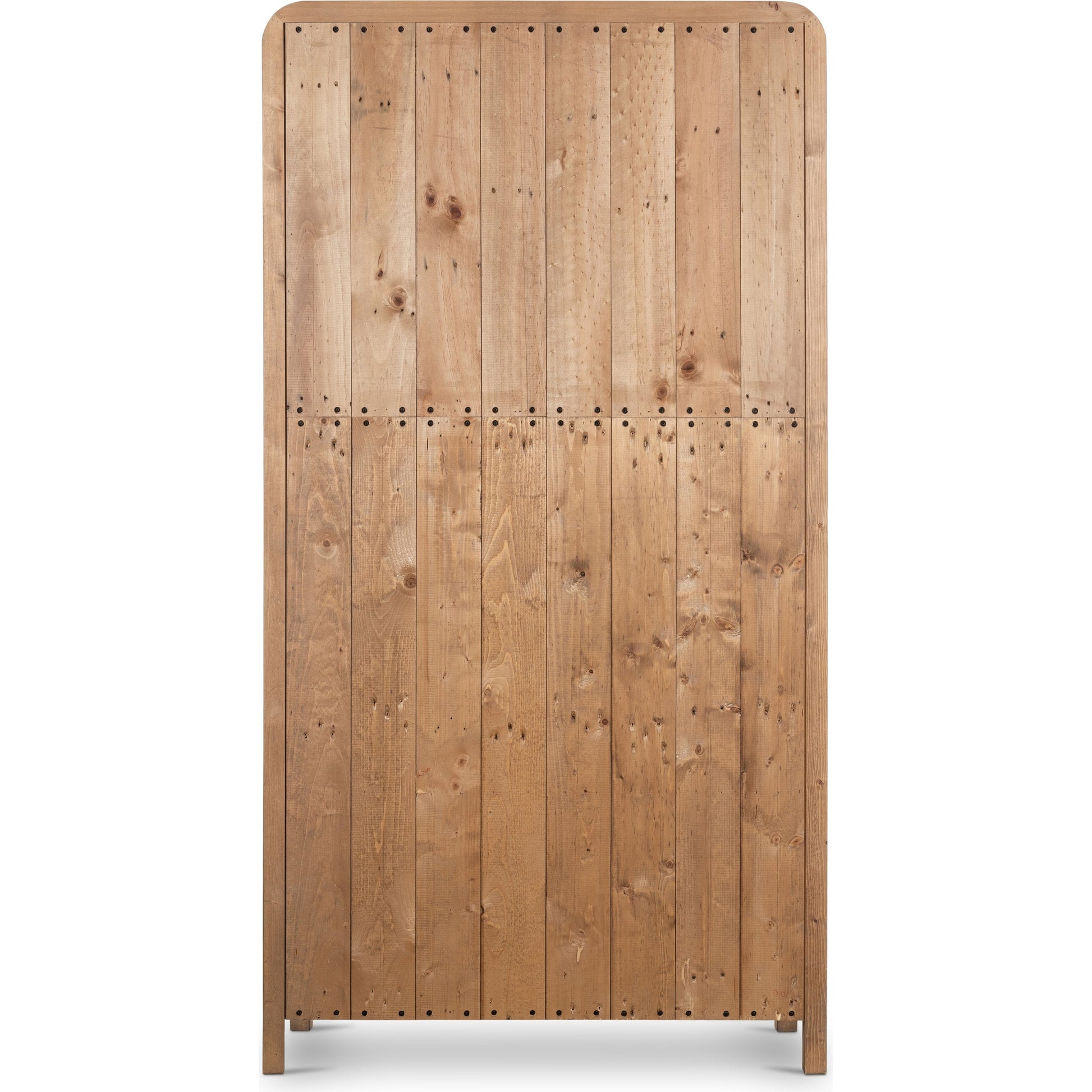 Everson Cabinet by Four Hands in scrubbed teak. Made from solid mixed reclaimed wood in a cottage & farmhouse style.