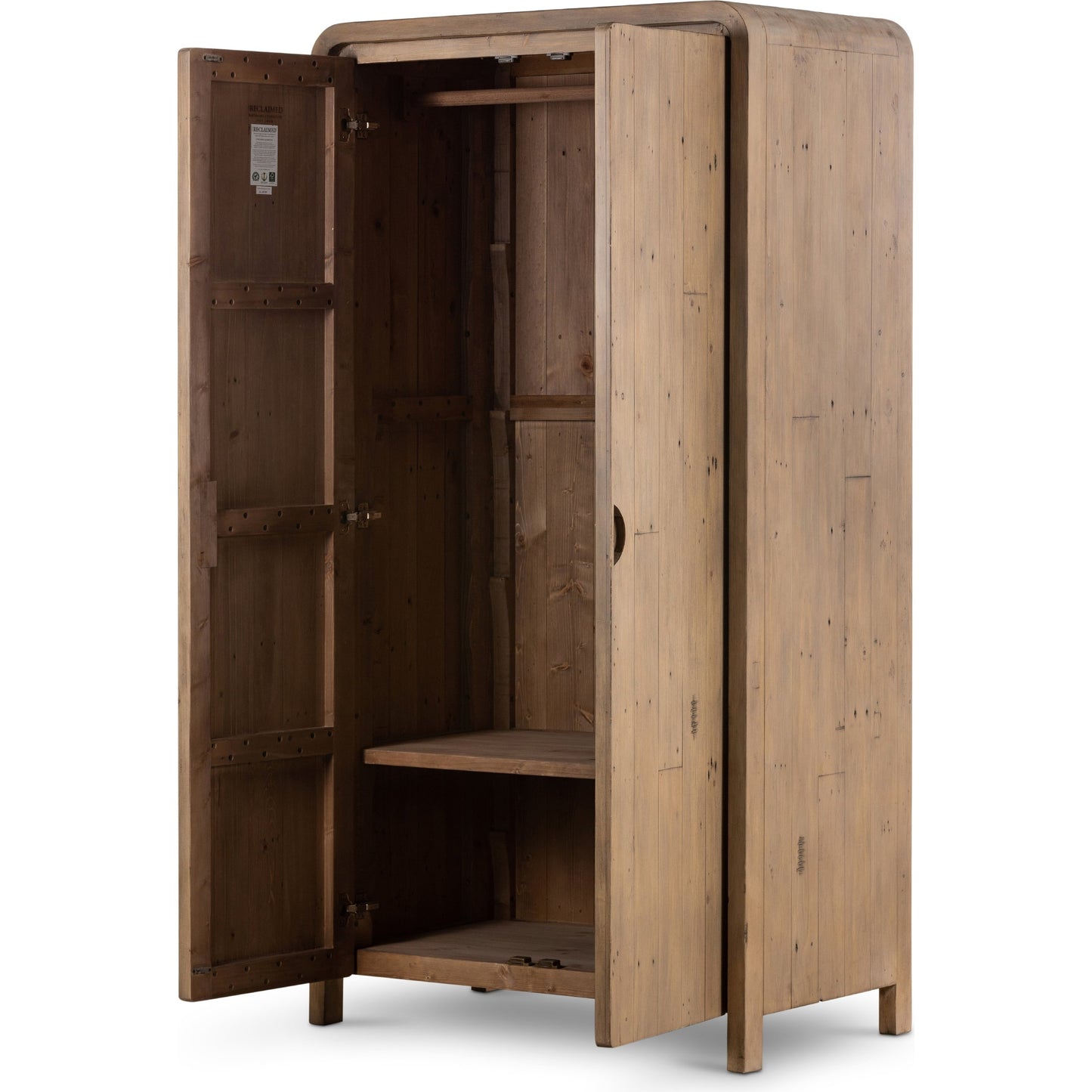 004 SI-1902242 | Additional Silo | Everson Cabinet by Four Hands in scrubbed teak. Made from solid mixed reclaimed wood in a cottage & farmhouse style.