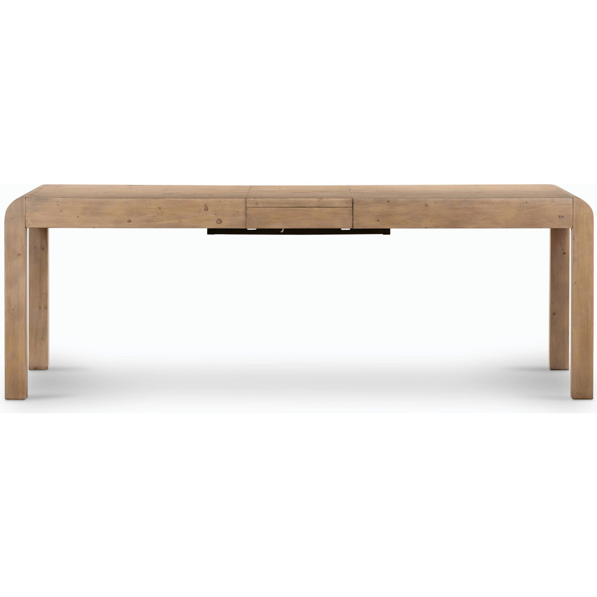 Everson Dining Table by Four Hands in scrubbed teak. Made from solid mixed reclaimed wood in a transitional style.