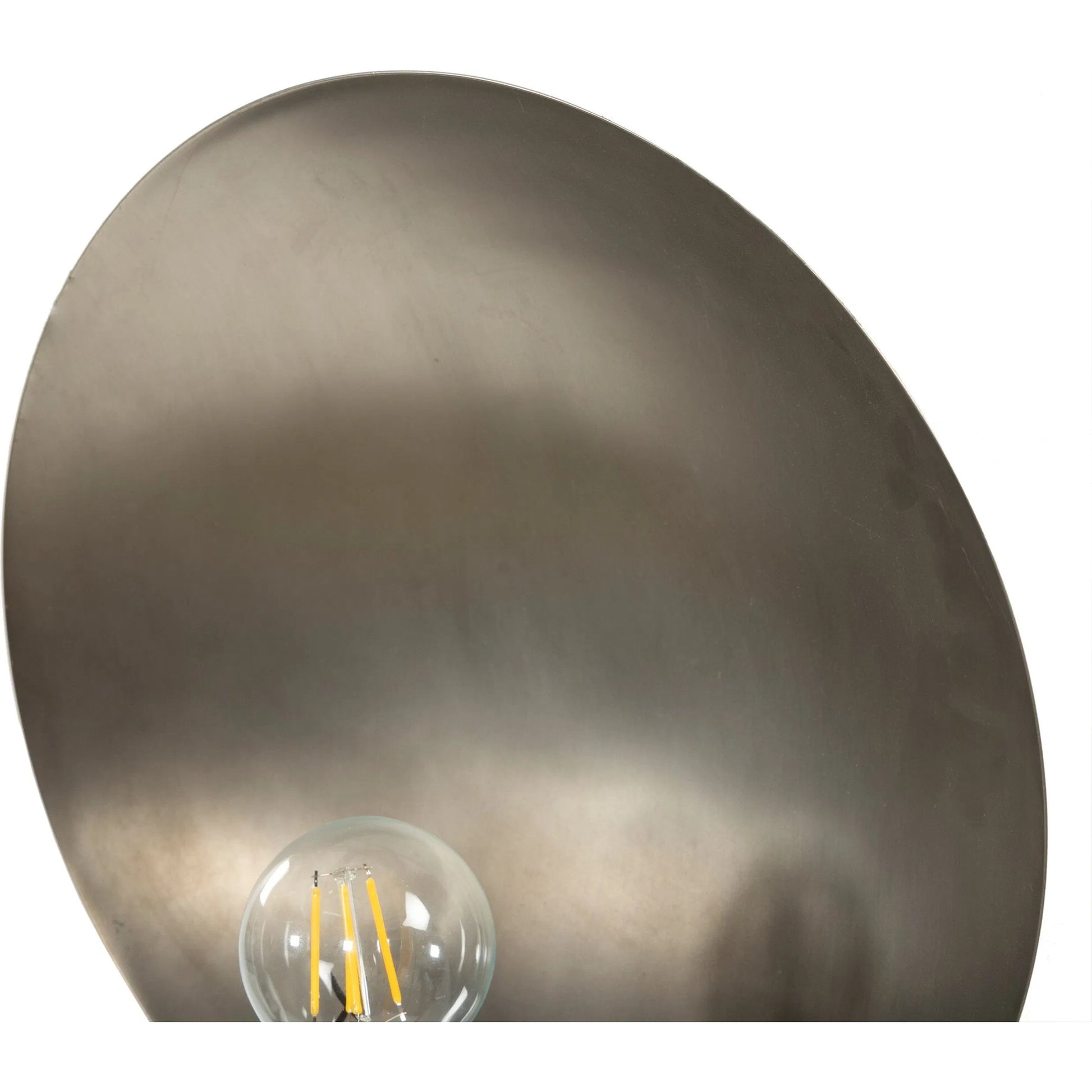 Lund Sconce by Four Hands in aged nickel. Made from brass in a unique style.