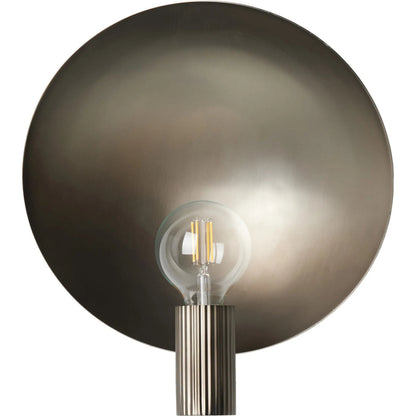 Lund Sconce by Four Hands in aged nickel. Made from brass in a unique style.