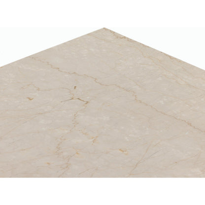 Arum Desk by Four Hands in cream marble. Made from solid marble in a modern style.