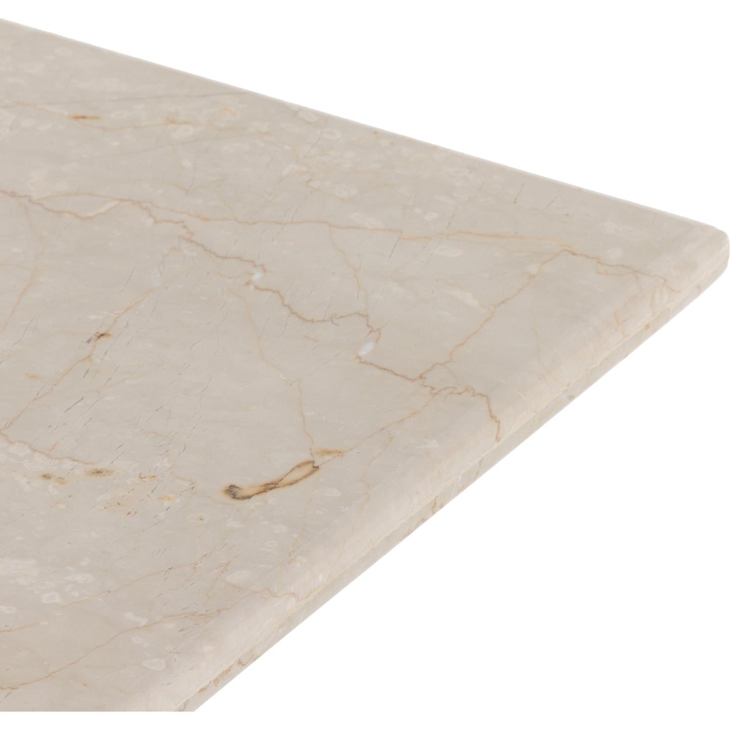 009 SI-1901111 | Additional Silo | Arum Desk by Four Hands in cream marble. Made from solid marble in a modern style.