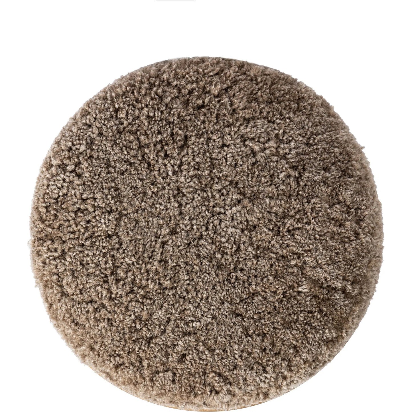 003 SI-2535319 | Additional Silo | Saldino Bar Stool by Four Hands in taupe shearling, sandy nettlewood. Made from shearling, solid nettlewood in a unique style.