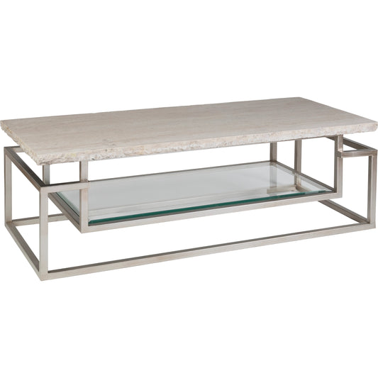 Theo Cocktail Table by Artistica Home in champagne leaf. Made from unique in a modern style.