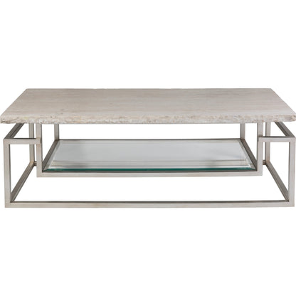 Theo Cocktail Table by Artistica Home in champagne leaf. Made from unique in a modern style.