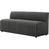 Fiqa Boucle Charcoal / 72" Bench