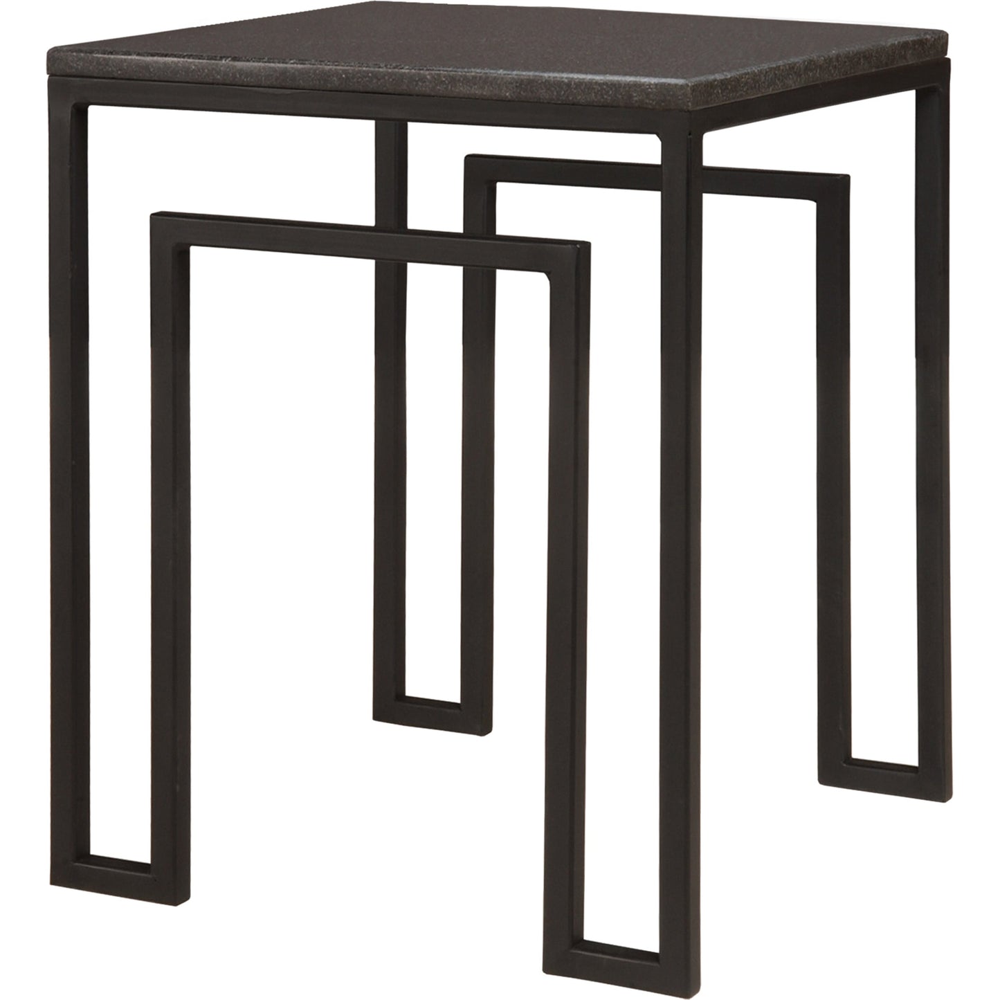001 SR-698521 | Primary Silo | Square Table by Emissary in black. Made from unique in a modern style.