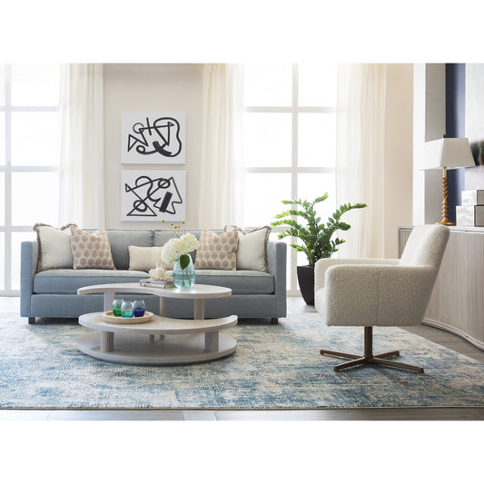 Yin Yang Cocktail Table by Artistica Home in misty gray. Made from unique in a modern style.