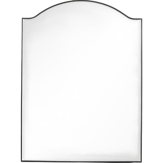 Jacques Floor Mirror by Four Hands in gunmetal. Made from iron, engineered hardwood, mirror in a modern style.