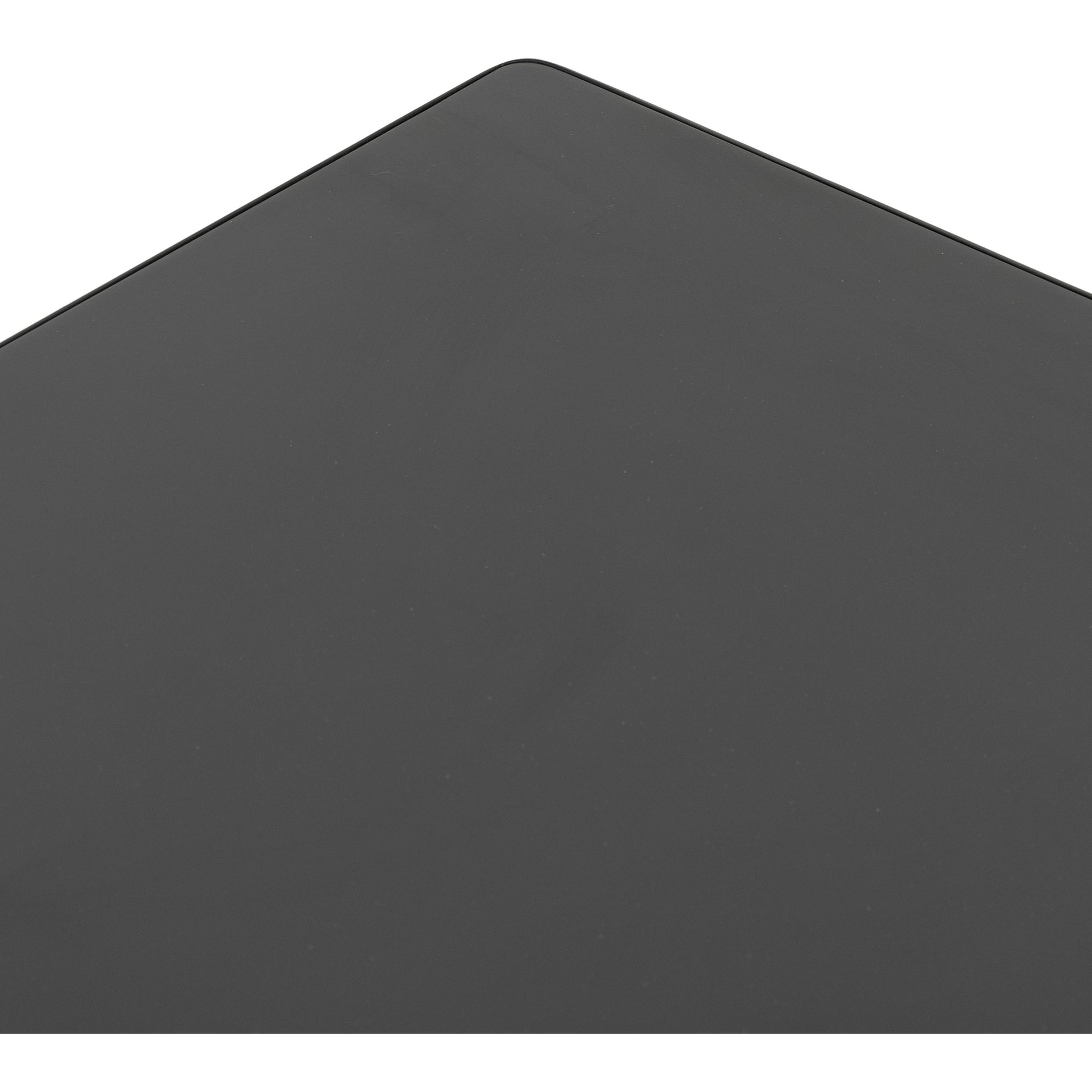 Soto End Table by Four Hands in black, weathered bronze and black. Made from iron in a modern style.