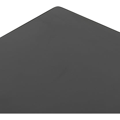 Soto End Table by Four Hands in black, weathered bronze and black. Made from iron in a modern style.
