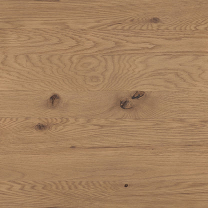 Pickford End Table by Four Hands in dusted oak thin veneer, dusted oak veneer and dusted oak. Made from thick oak veneer in a modern style.