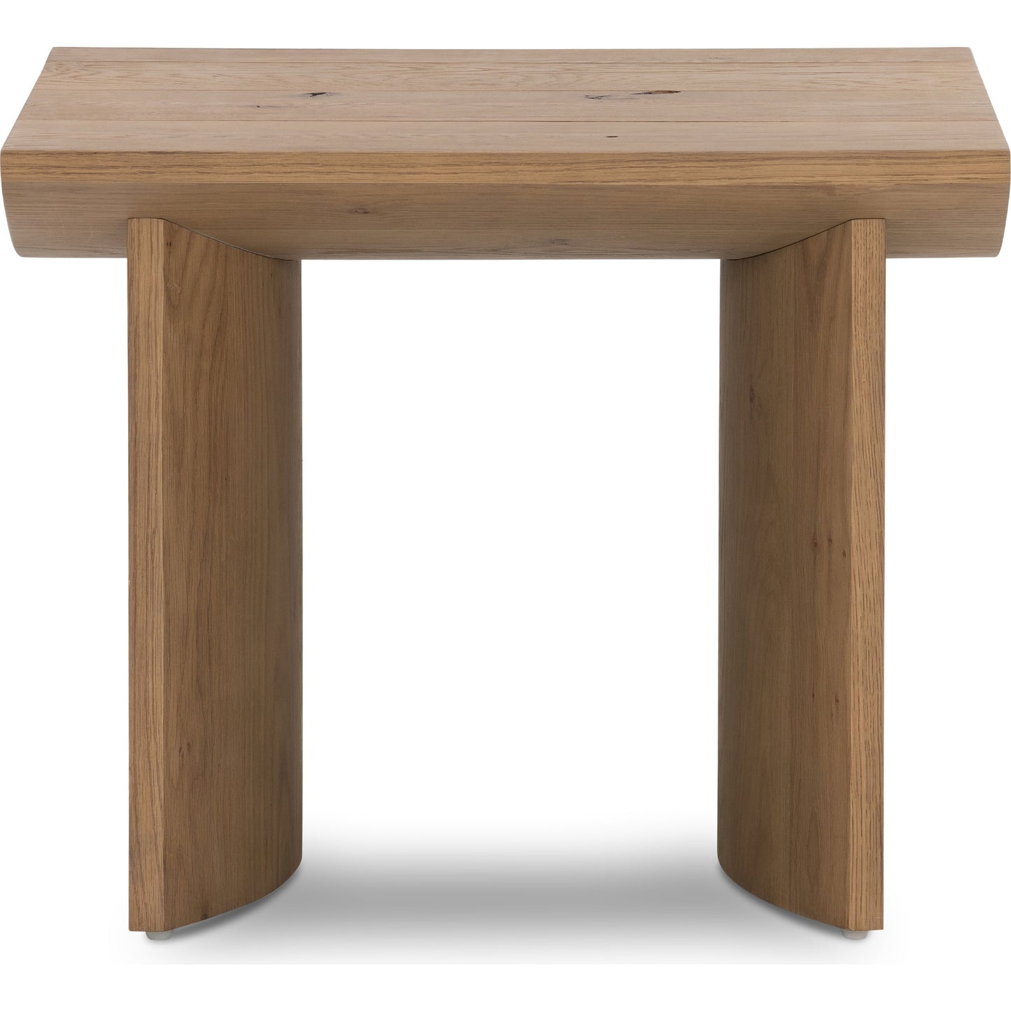 003 SI-1799949 | Additional Silo | Pickford End Table by Four Hands in dusted oak thin veneer, dusted oak veneer and dusted oak. Made from thick oak veneer in a modern style.