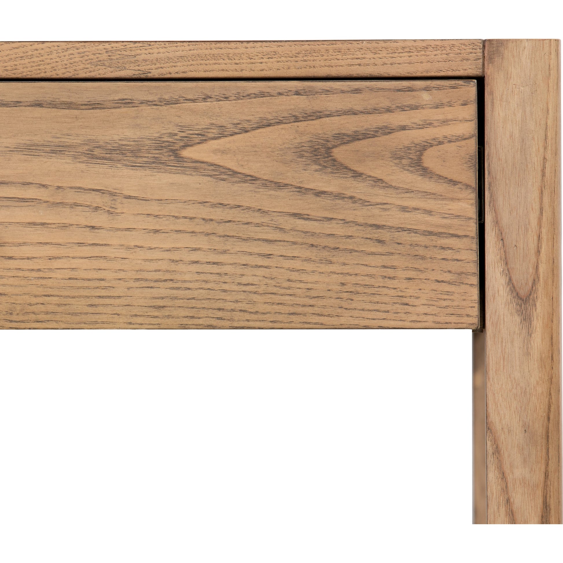 Zuma Coffee Table by Four Hands in dune ash, gunmetal, natural paper cord and dune ash. Made from solid ash, rush in a coastal style.