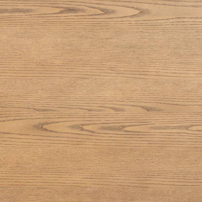 Zuma Coffee Table by Four Hands in dune ash, gunmetal, natural paper cord and dune ash. Made from solid ash, rush in a coastal style.