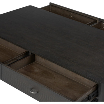 Zuma Coffee Table by Four Hands in dune ash. Made from unique in a coastal style.