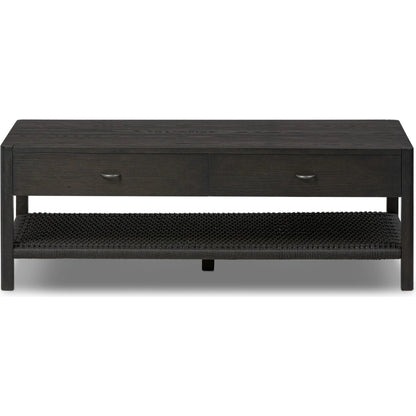 Zuma Coffee Table by Four Hands in dune ash. Made from unique in a coastal style.